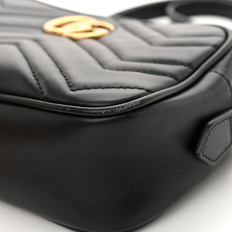 Gucci Calfskin Matelasse Mini Gg Marmont