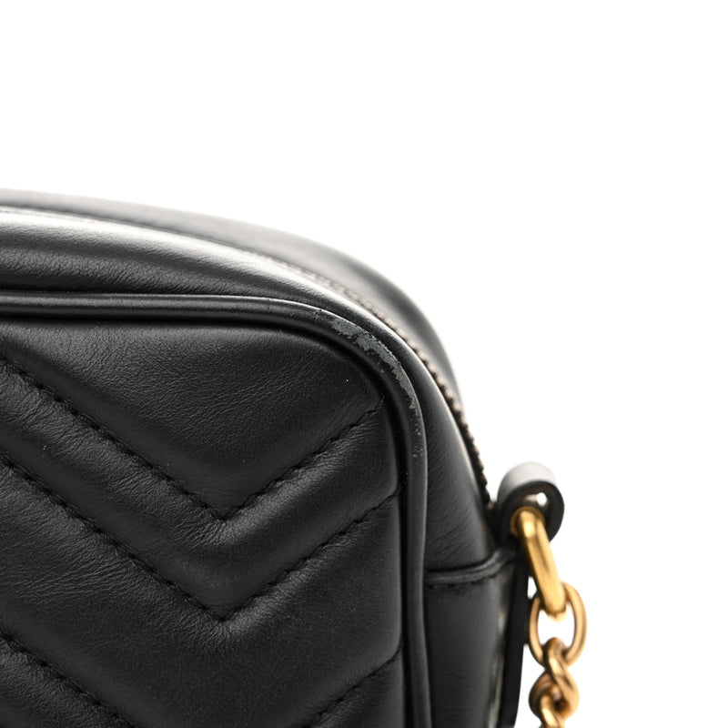 Gucci Calfskin Matelasse Mini Gg Marmont