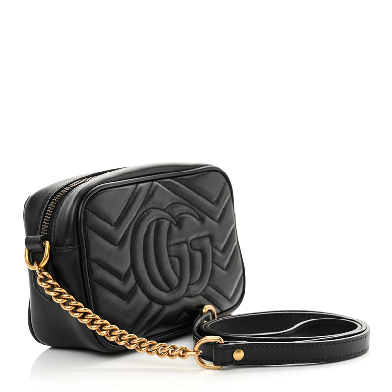 Gucci Calfskin Matelasse Mini Gg Marmont