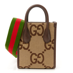 Gucci Jumbo Gg Textured Dollar Calfskin