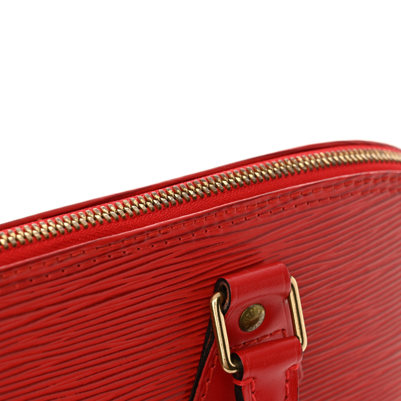Louis Vuitton Epi Alma Pm Castillan Red