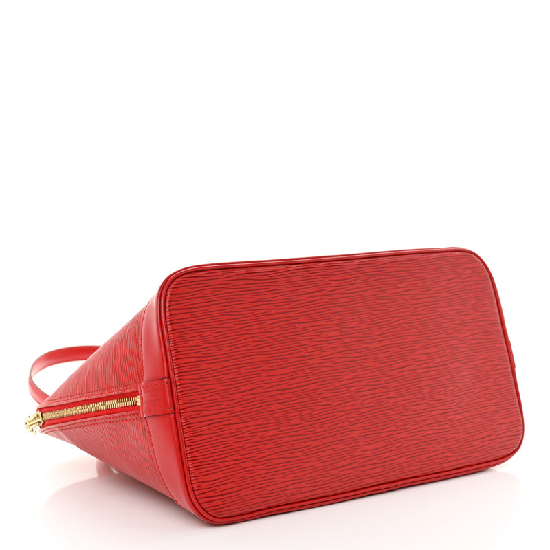 Louis Vuitton Epi Alma Pm Castillan Red