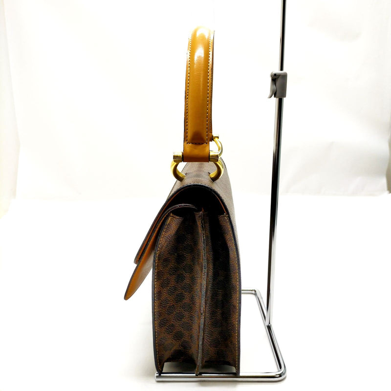 Celine Hand Bag Brown Pvc