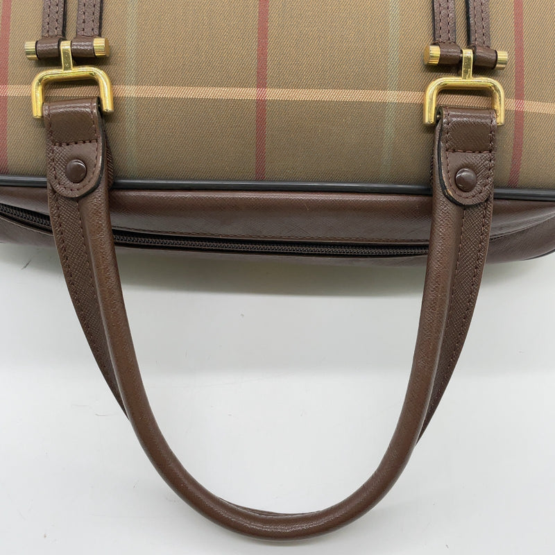 Burberrys Old Nova Check Canvas X