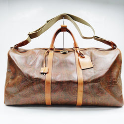Etro Crossbody Bag Brown Pvc