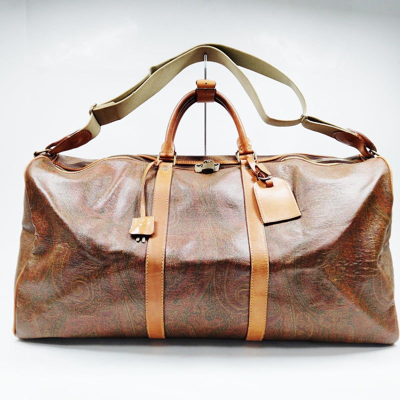 Etro Crossbody Bag Brown Pvc