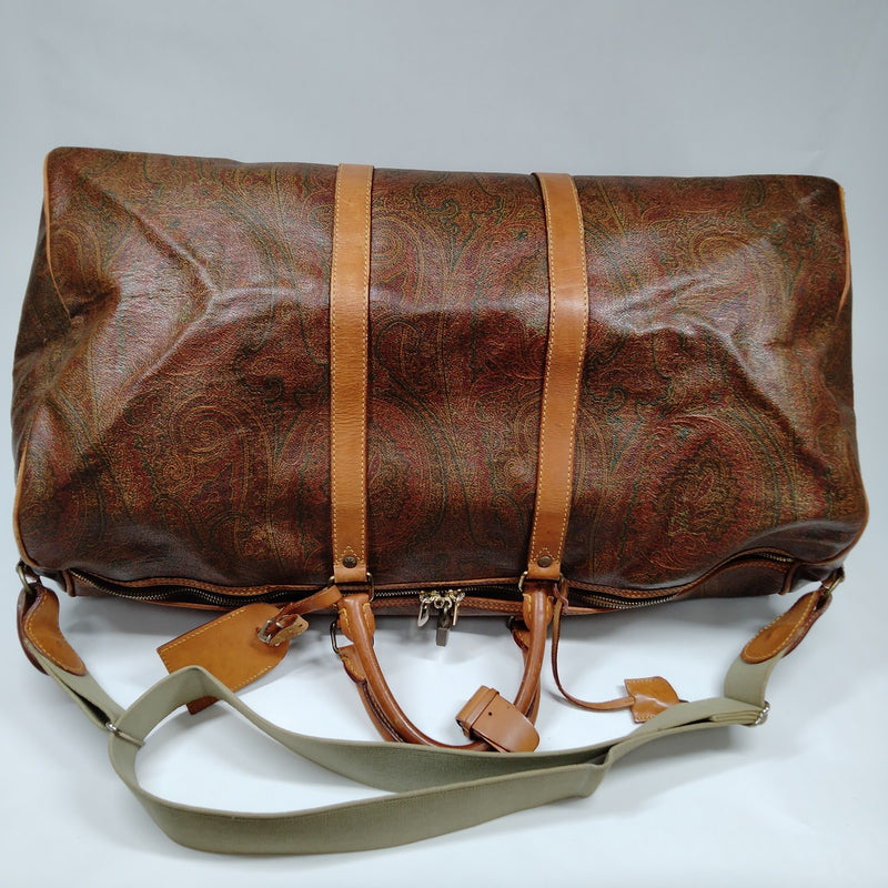 Etro Crossbody Bag Brown Pvc