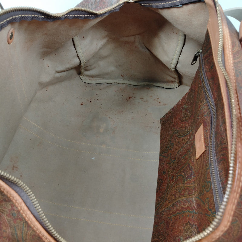 Etro Crossbody Bag Brown Pvc
