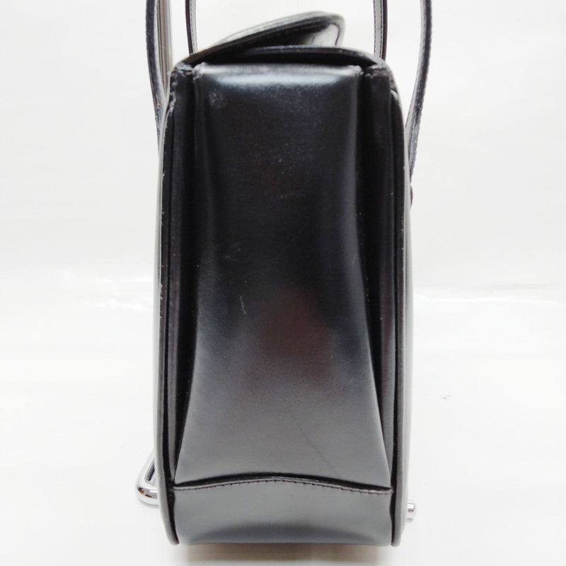 Vintage Gucci Hand Bag Black Leather