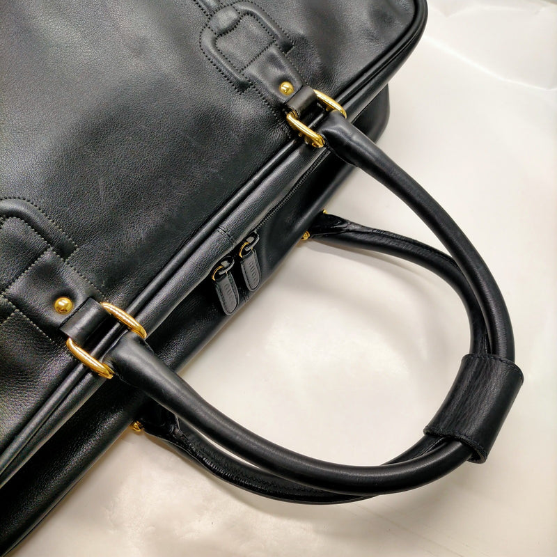 Gucci Boston Bag Black Leather