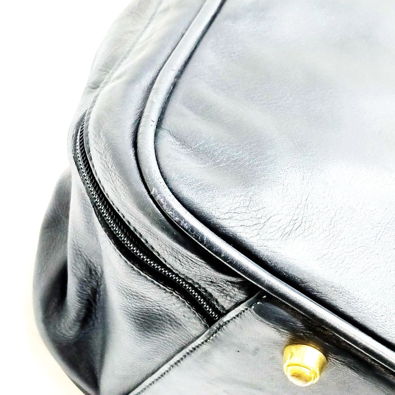 Gucci Boston Bag Black Leather