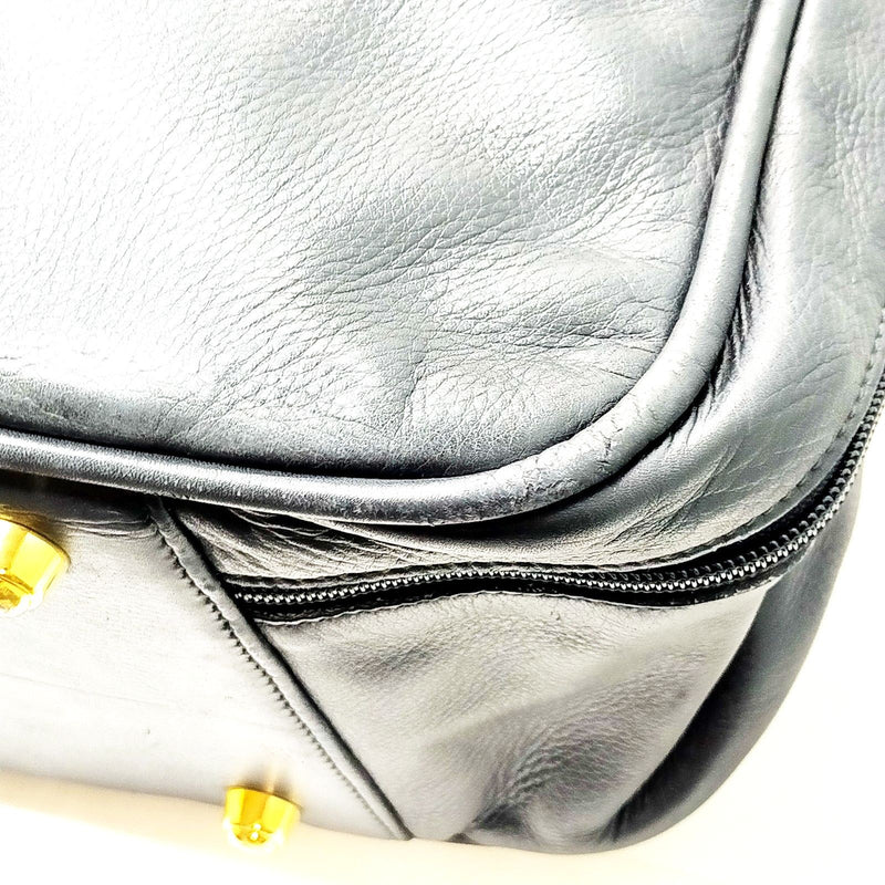Gucci Boston Bag Black Leather