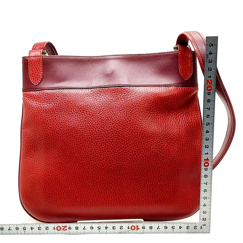 Cartier Shoulder Bag Bordeaux Leather
