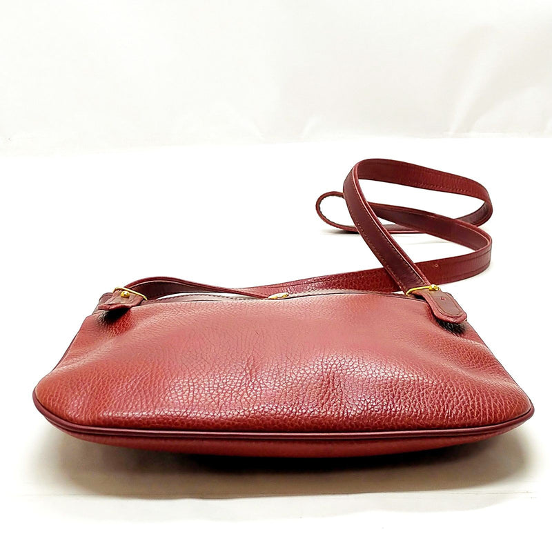 Cartier Shoulder Bag Bordeaux Leather