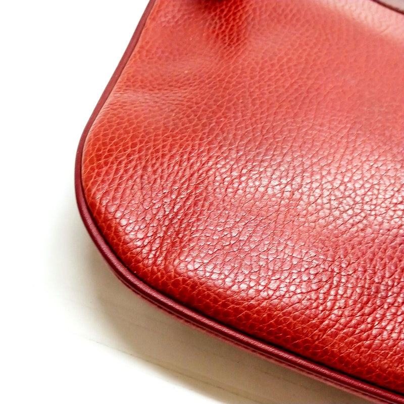 Cartier Shoulder Bag Bordeaux Leather