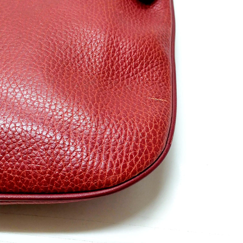 Cartier Shoulder Bag Bordeaux Leather