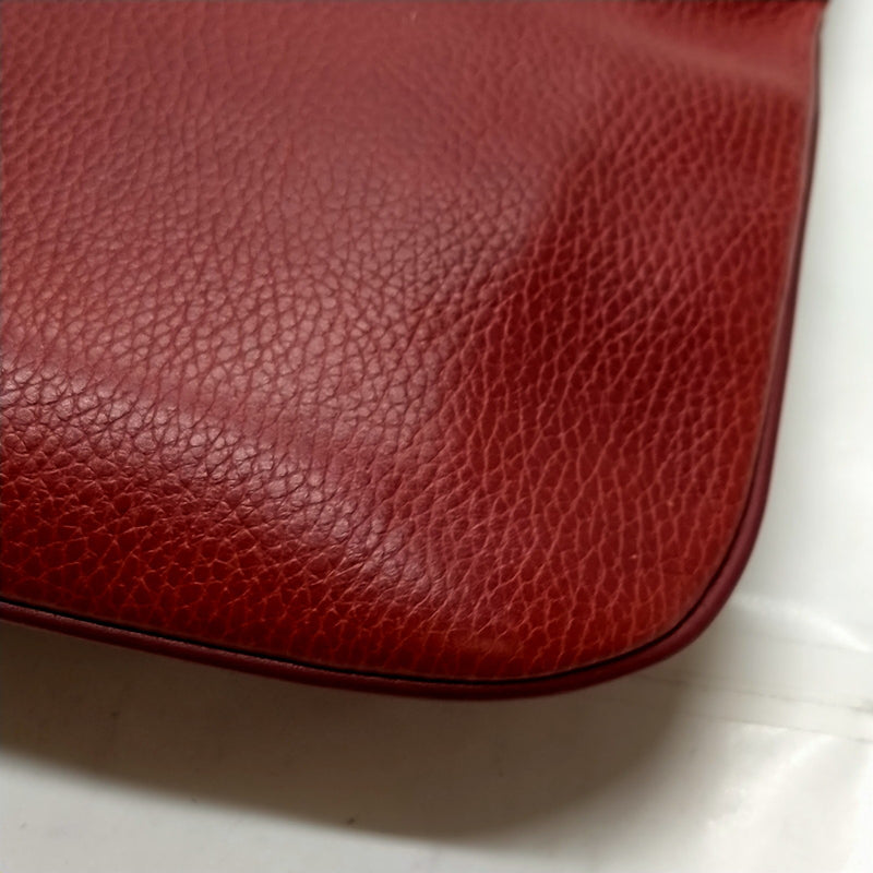Cartier Shoulder Bag Bordeaux Leather