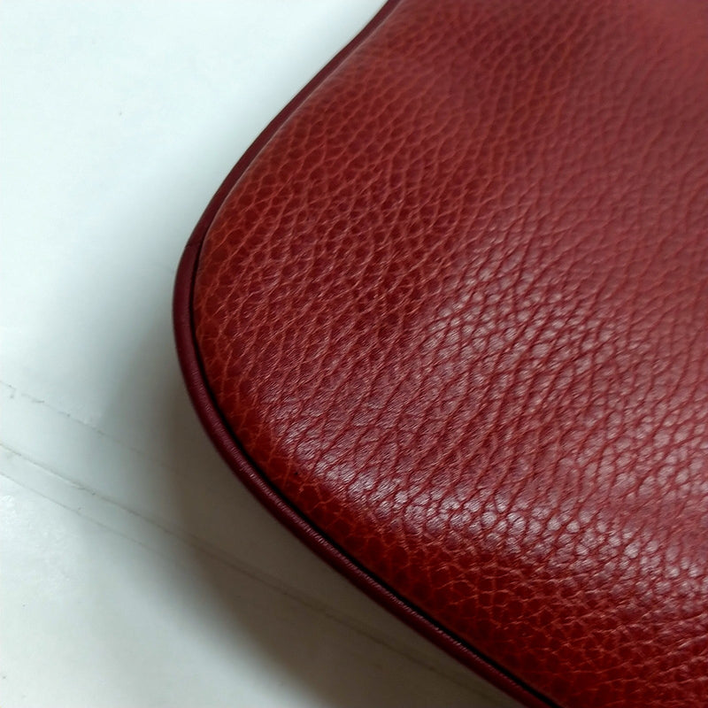 Cartier Shoulder Bag Bordeaux Leather