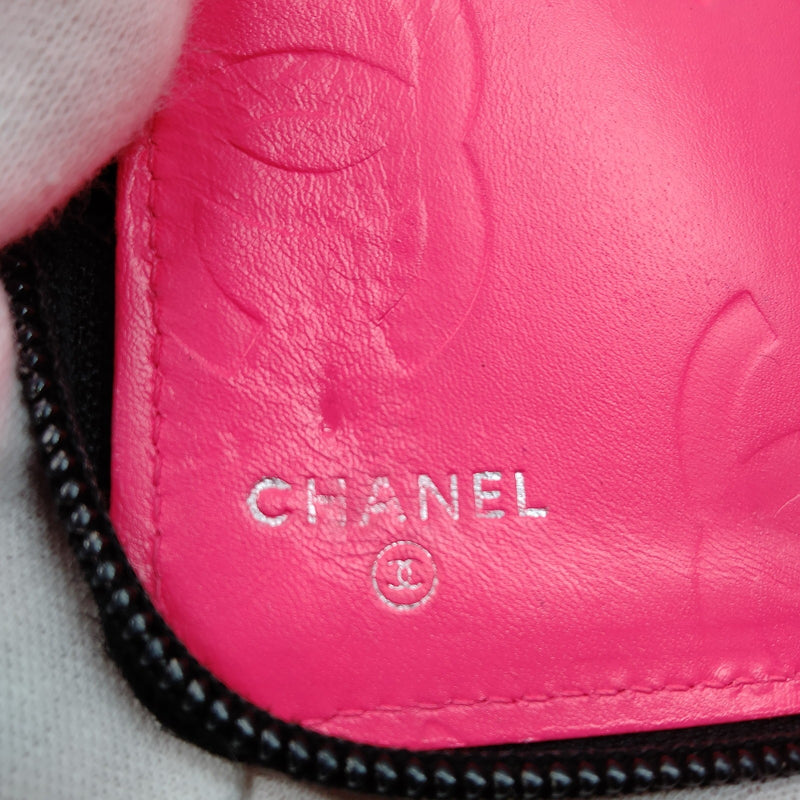 Chanel Long Wallet Black Leather