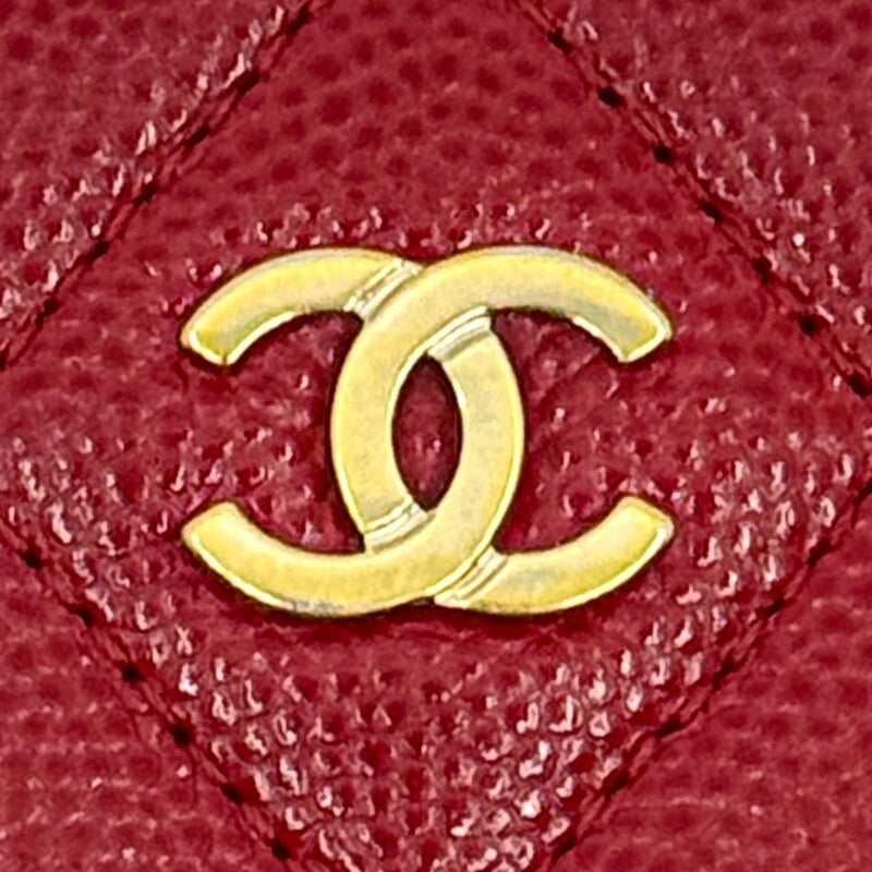 Chanel Matelasse Caviar Skin Round Zippy