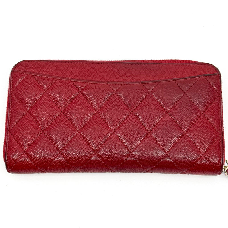 Chanel Matelasse Caviar Skin Round Zippy