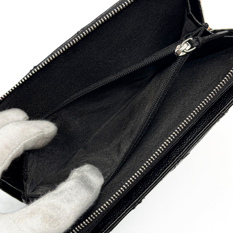 Chanel Wild Stitch Zippy Long Wallet