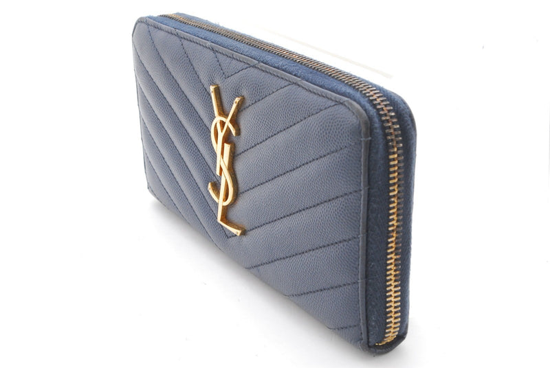 Saint Laurent Zippy Wallet Purse Ysl