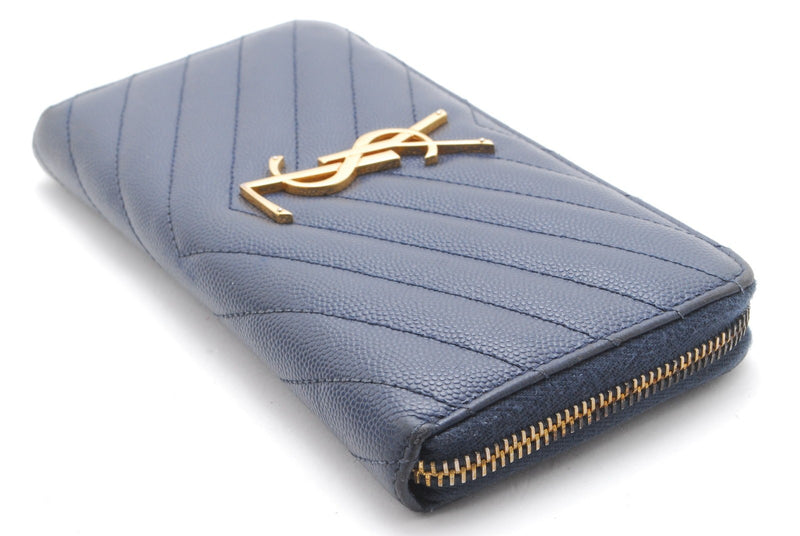 Saint Laurent Zippy Wallet Purse Ysl