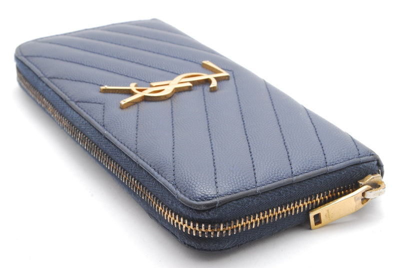 Saint Laurent Zippy Wallet Purse Ysl
