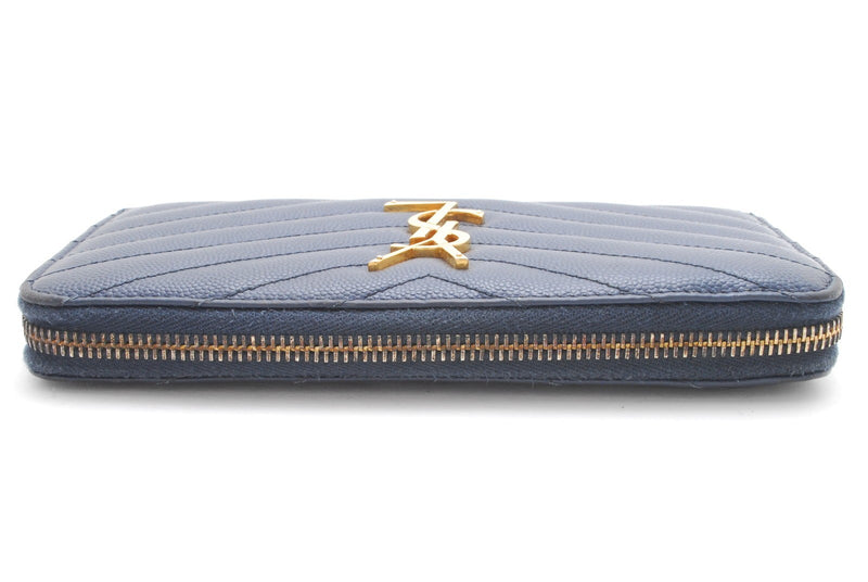 Saint Laurent Zippy Wallet Purse Ysl