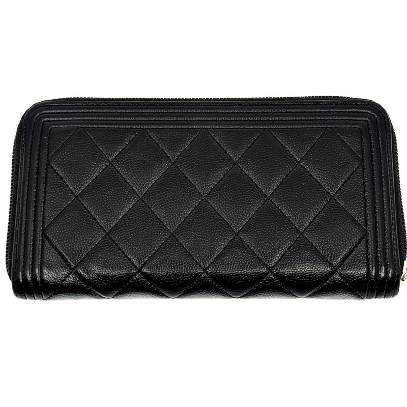 Chanel Matelasse Boy Zip Around Long