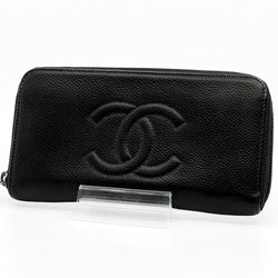 Chanel Coco Mark Round Zipper Long