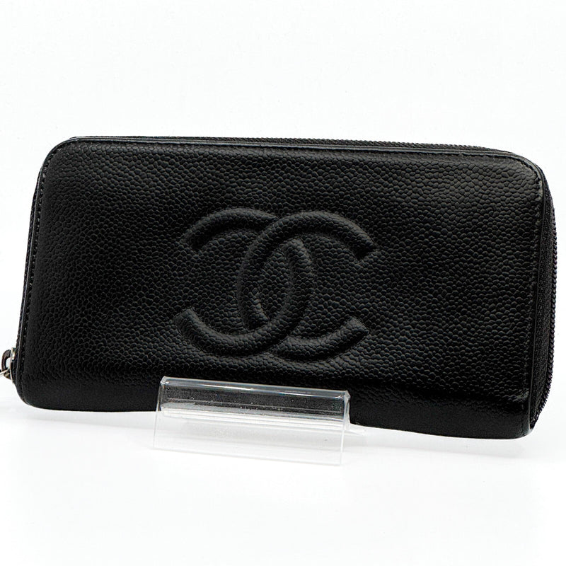 Chanel Coco Mark Round Zipper Long