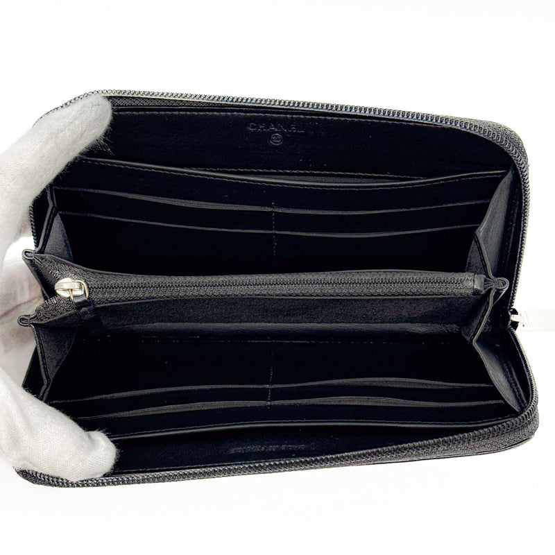 Chanel Coco Mark Round Zipper Long