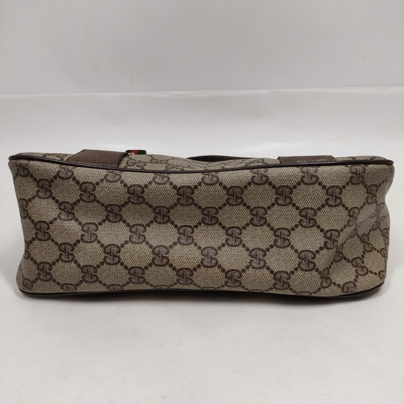 Vintage Gucci Hand Bag Sherry Line Brown
