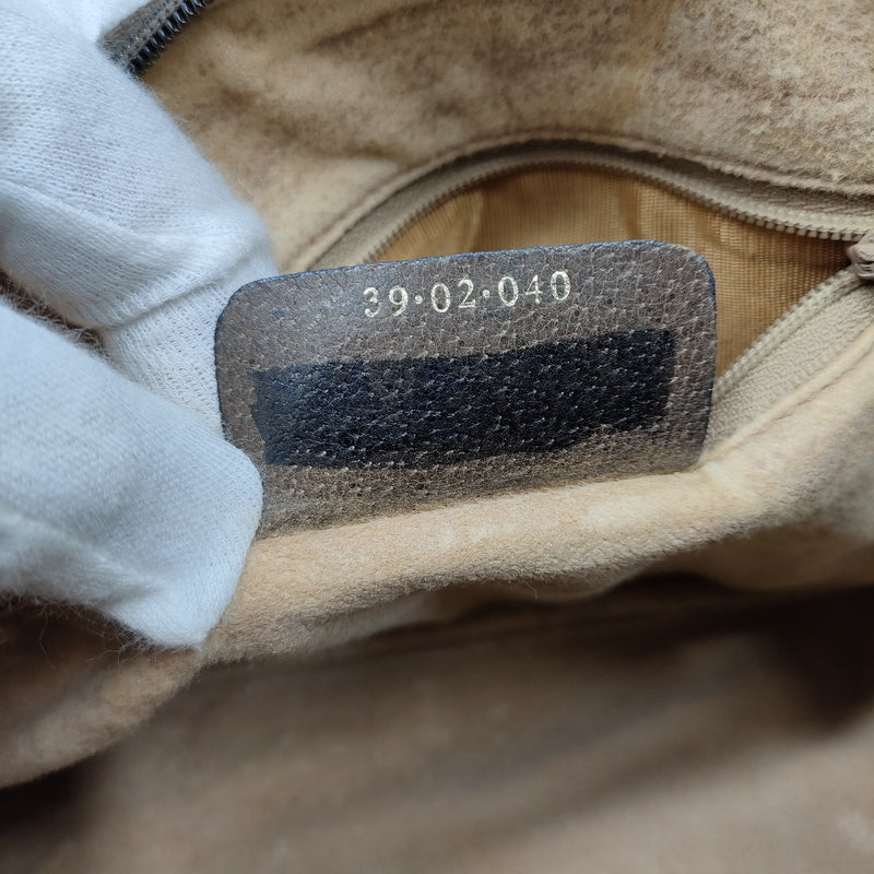 Vintage Gucci Hand Bag Sherry Line Brown