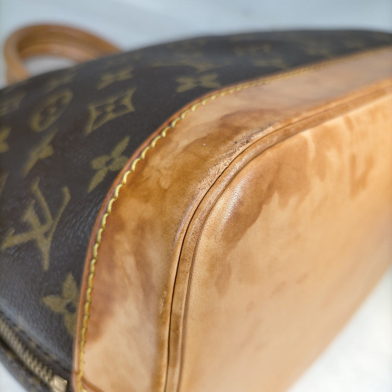 Louis Vuitton Lv Hand Bag Alma Brown