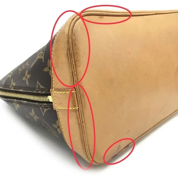 Louis Vuitton Alma Handbag Brown Lv