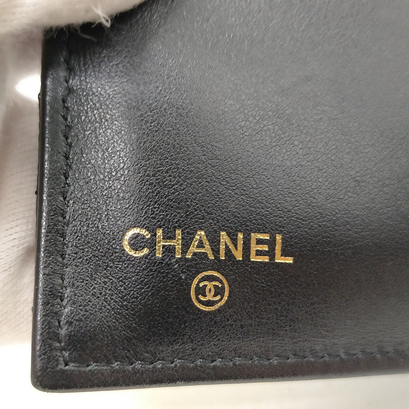 Chanel Wallet Black Caviarskin