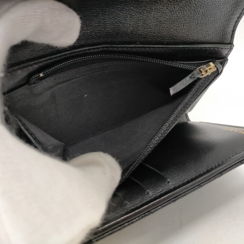 Chanel Wallet Black Caviarskin