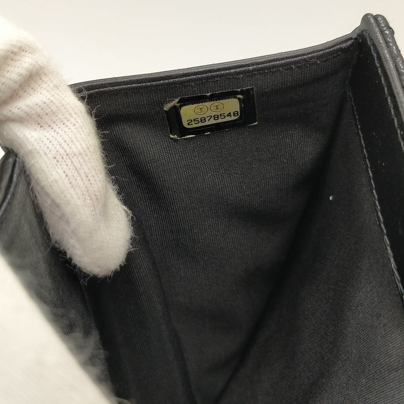 Chanel Wallet Black Caviarskin