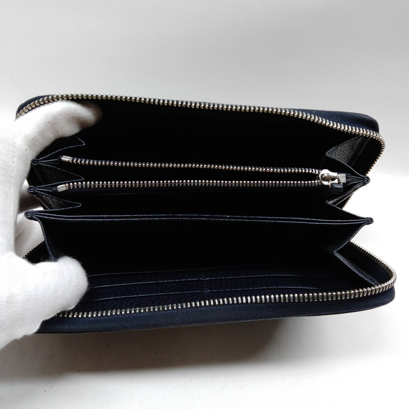 Gucci Long Wallet Black Leather