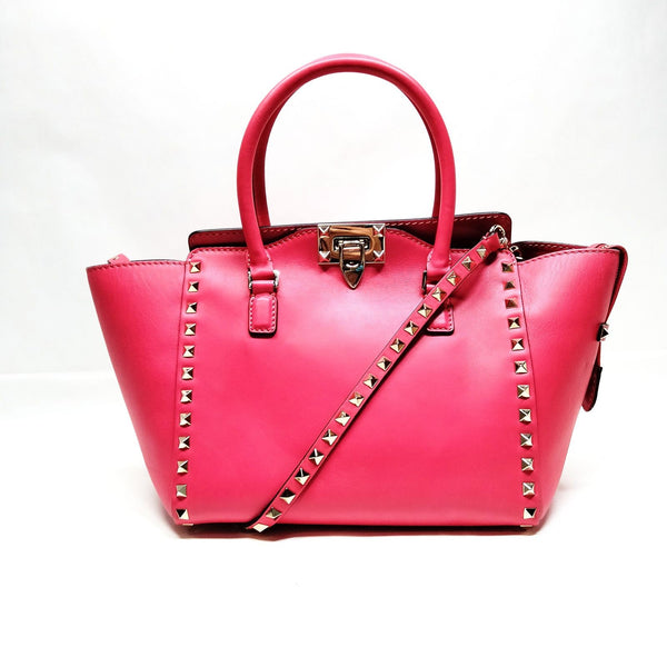 Valentino Garavani Tote Bag Pink Leather