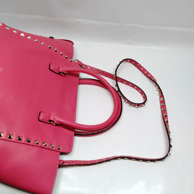 Valentino Garavani Tote Bag Pink Leather