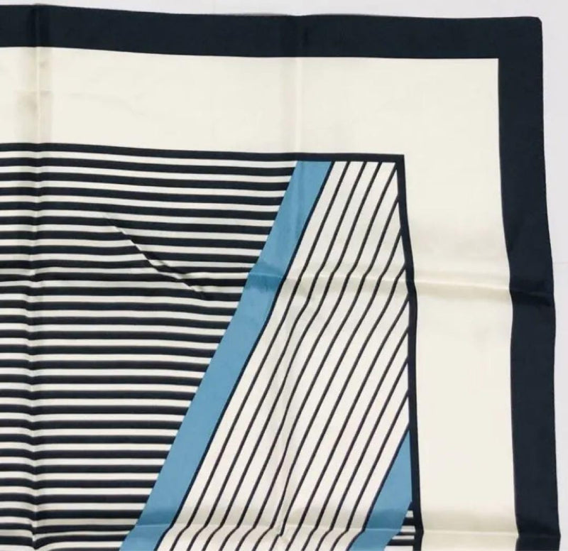 Louis Vuitton Silk Scarf White 23.4 X