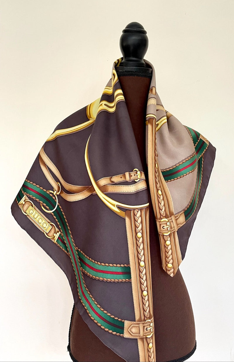 New Unisex Gucci Scarf Horsebit