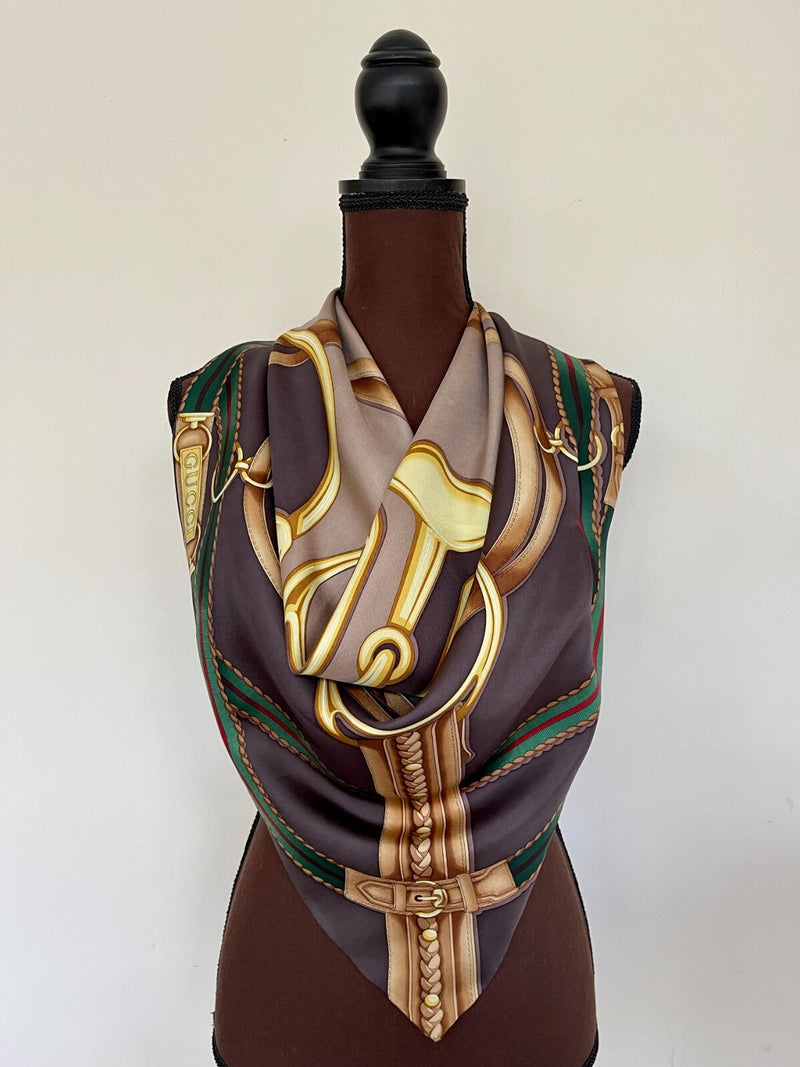 New Unisex Gucci Scarf Horsebit