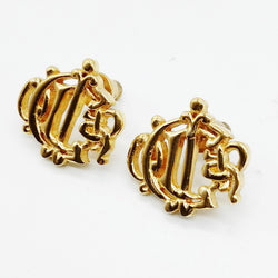 Christian Dior Pierced Earring Gold