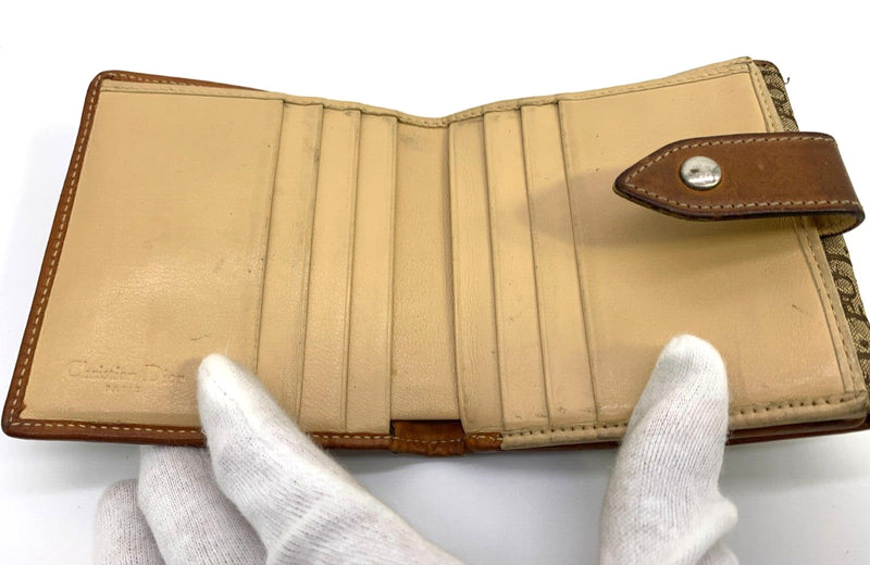 Christian-Dior Trotter Canvas Wallet