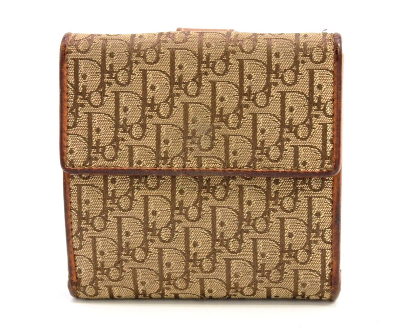 Christian-Dior Trotter Canvas Wallet
